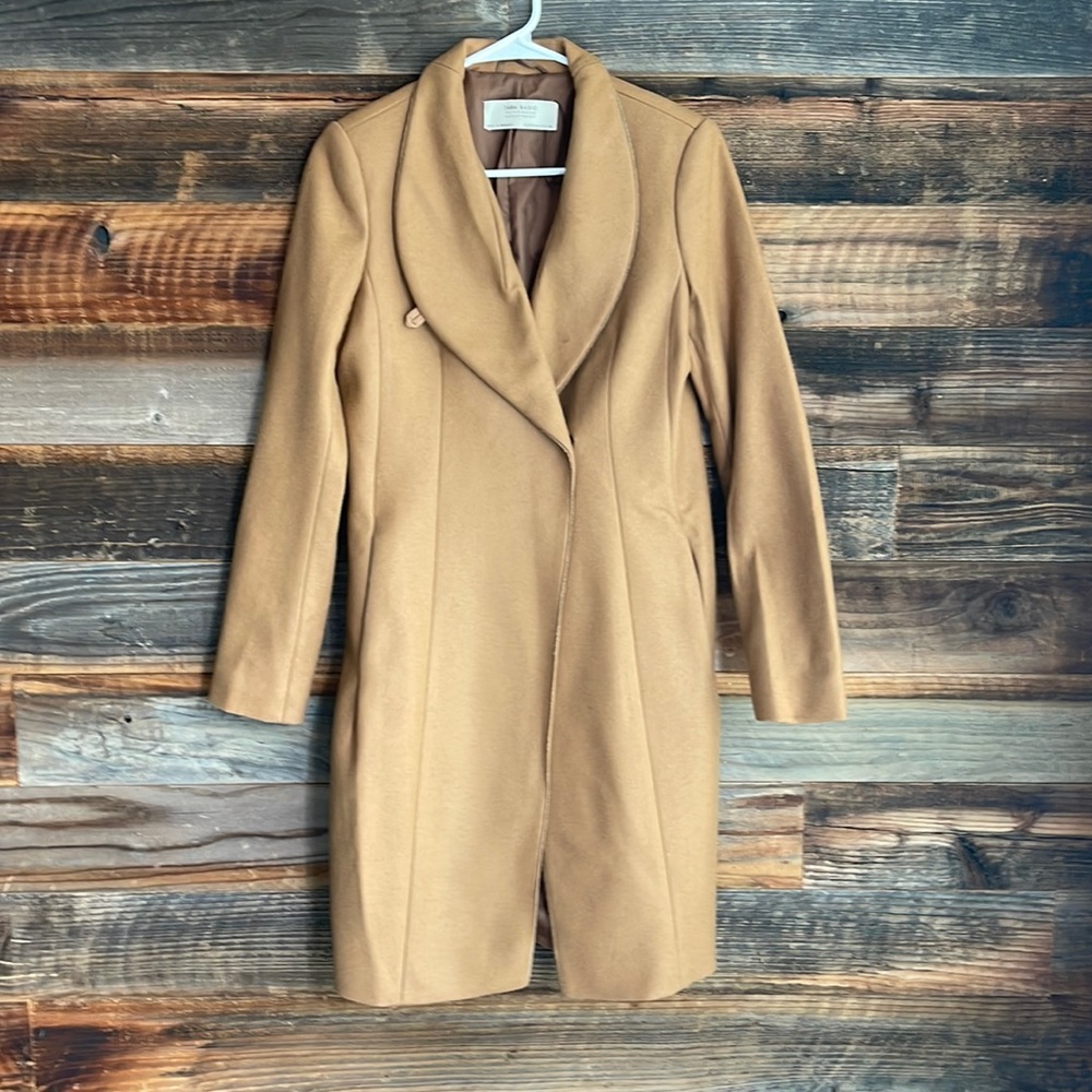 Sold - ZARA Camel Wool Coat